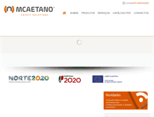 Tablet Screenshot of mcaetano.pt